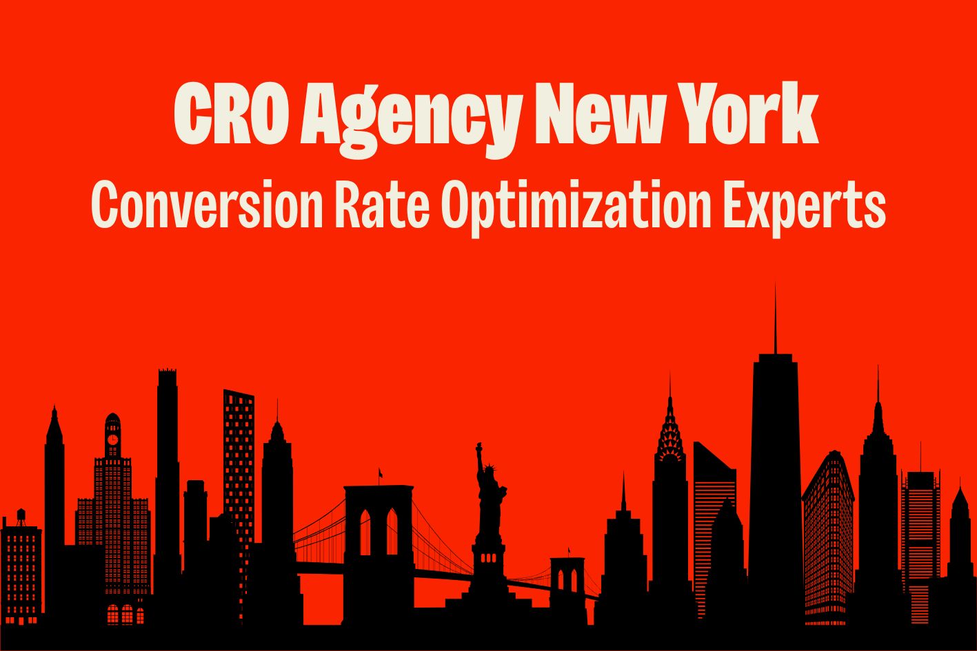 Leading CRO agency serving NYC eCommerce brands. Expert conversion optimization, A/B testing, and checkout optimization for New York businesses. Free consultation.